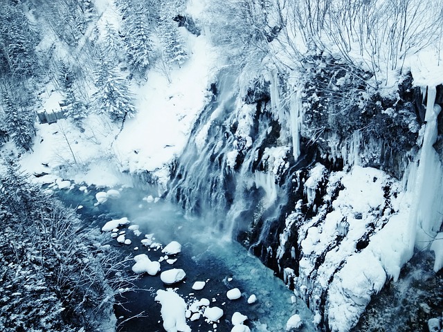 北海道の厳しい冬